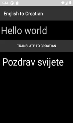 English to Croatian Translator android App screenshot 3